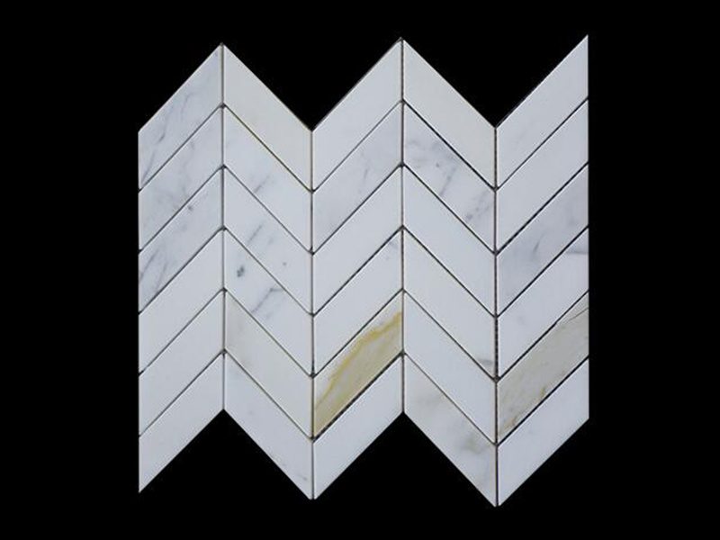 Mosaic sheet HS-017 photographed on black