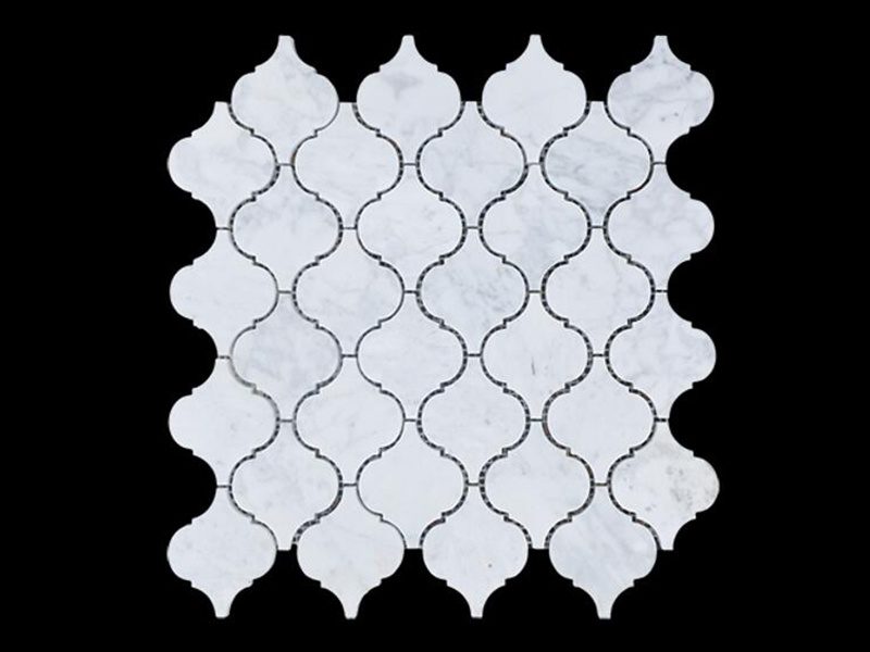 Mosaic sheet HS-021 photographed on black
