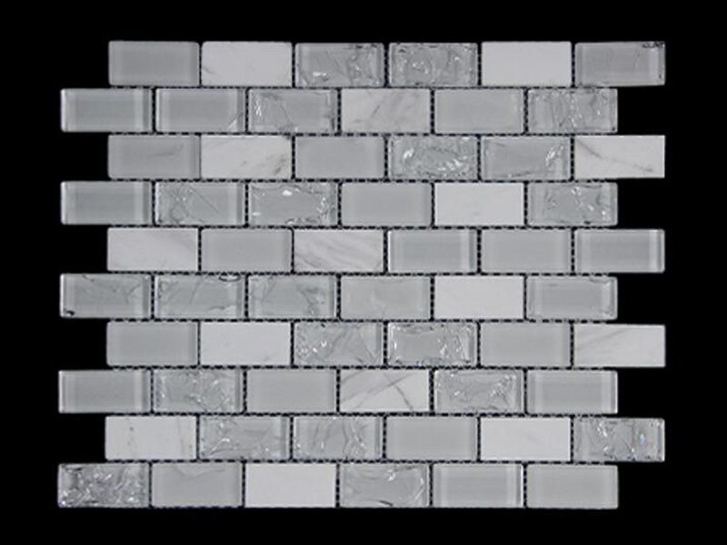 Mosaic sheet SH-027 photographed on black