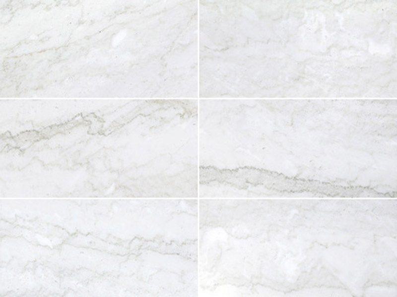 Oriental Jade tiles, white with soft yellow grey veins