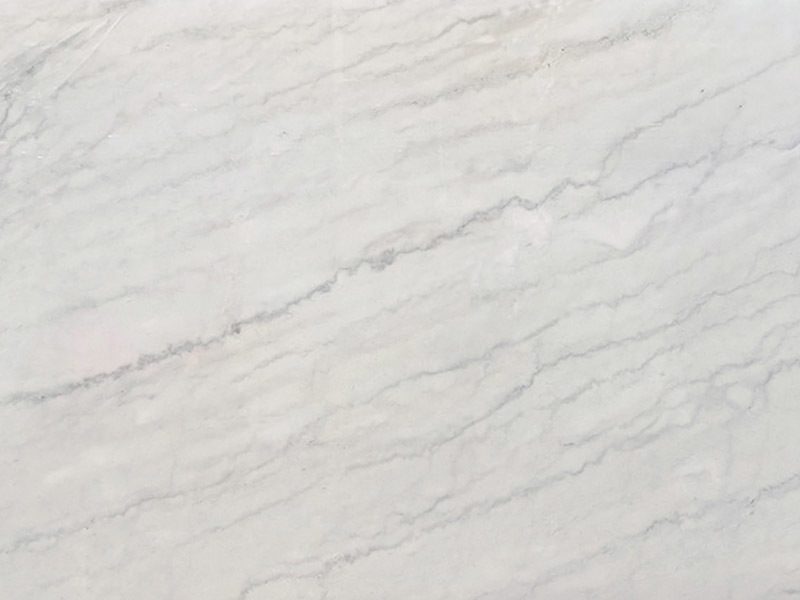 Oriental Jade yellow vein slab, white with warm ochre veins
